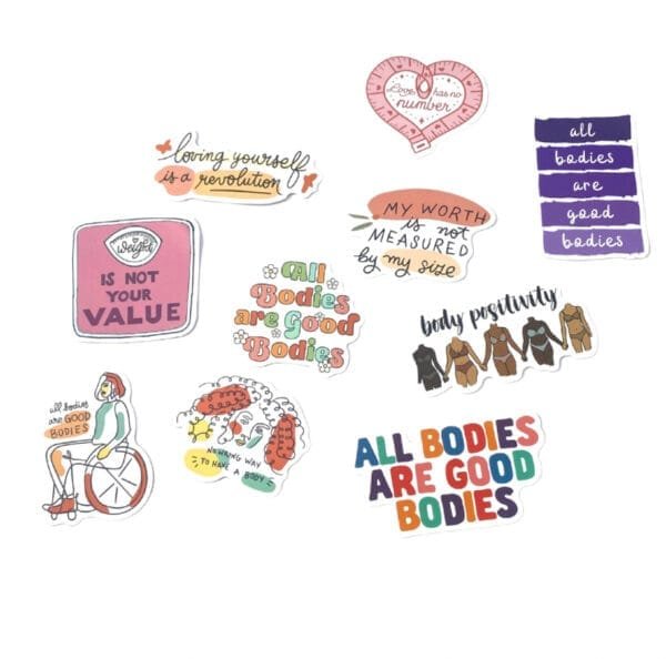 10 Feel-Good Stickers for Notebooks & Phones