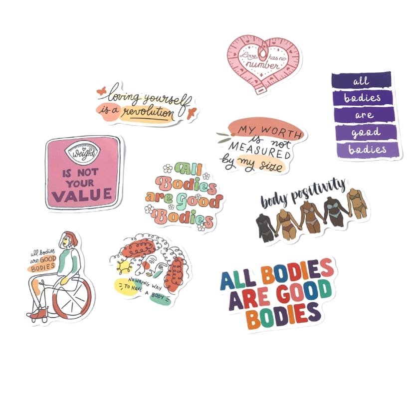 10 Feel-Good Stickers for Notebooks & Phones 10 Feel-Good Stickers for Notebooks & Phones