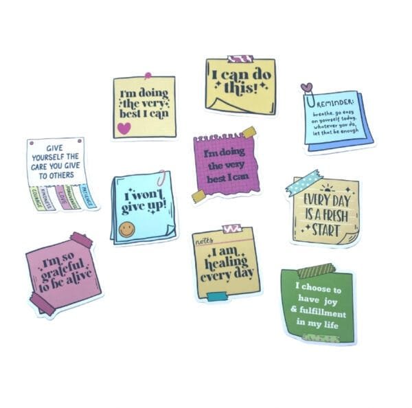 Inspirational Message Stickers for Daily Motivation