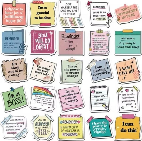 Uplifting Words Stickers for Journals & Planners - Image 2