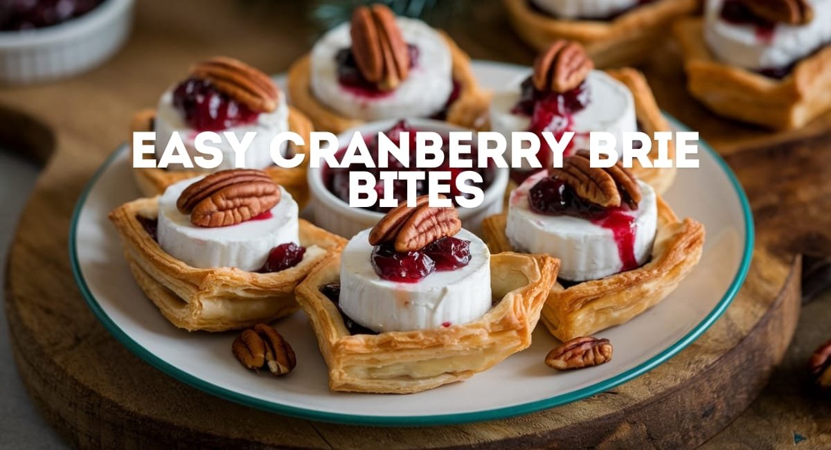 Easy Cranberry Brie Bites: Best Holiday Appetizer Easy Cranberry Brie Bites: Best Holiday Appetizer