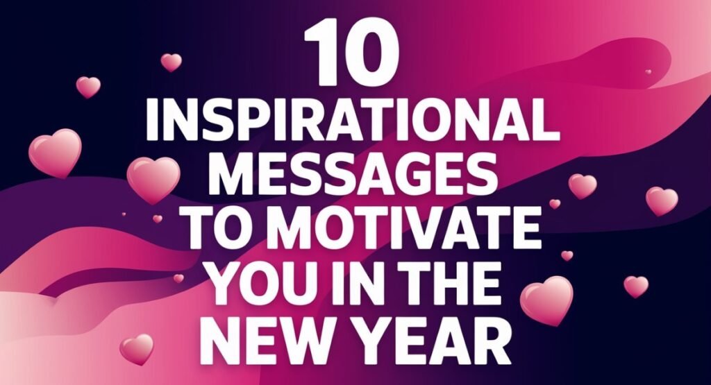10 Inspirational Messages To Motivate You In The New Year 10 Inspirational Messages To Motivate You In The New Year