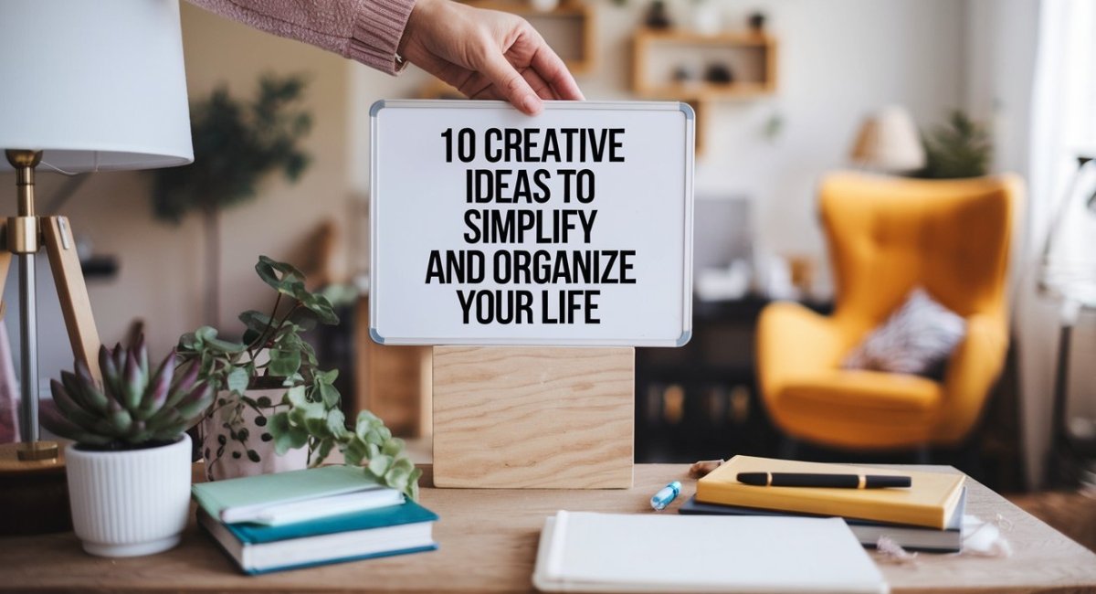 10 Creative Ideas to Simplify and Organize Your Life 10 Creative Ideas to Simplify and Organize Your Life