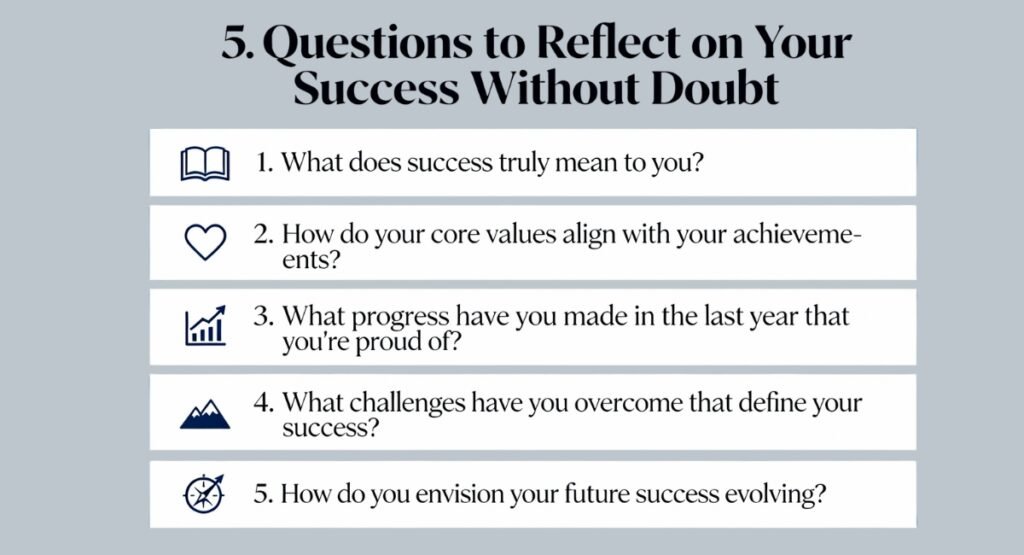 5 Questions to Reflect on Your Success Without Doubt