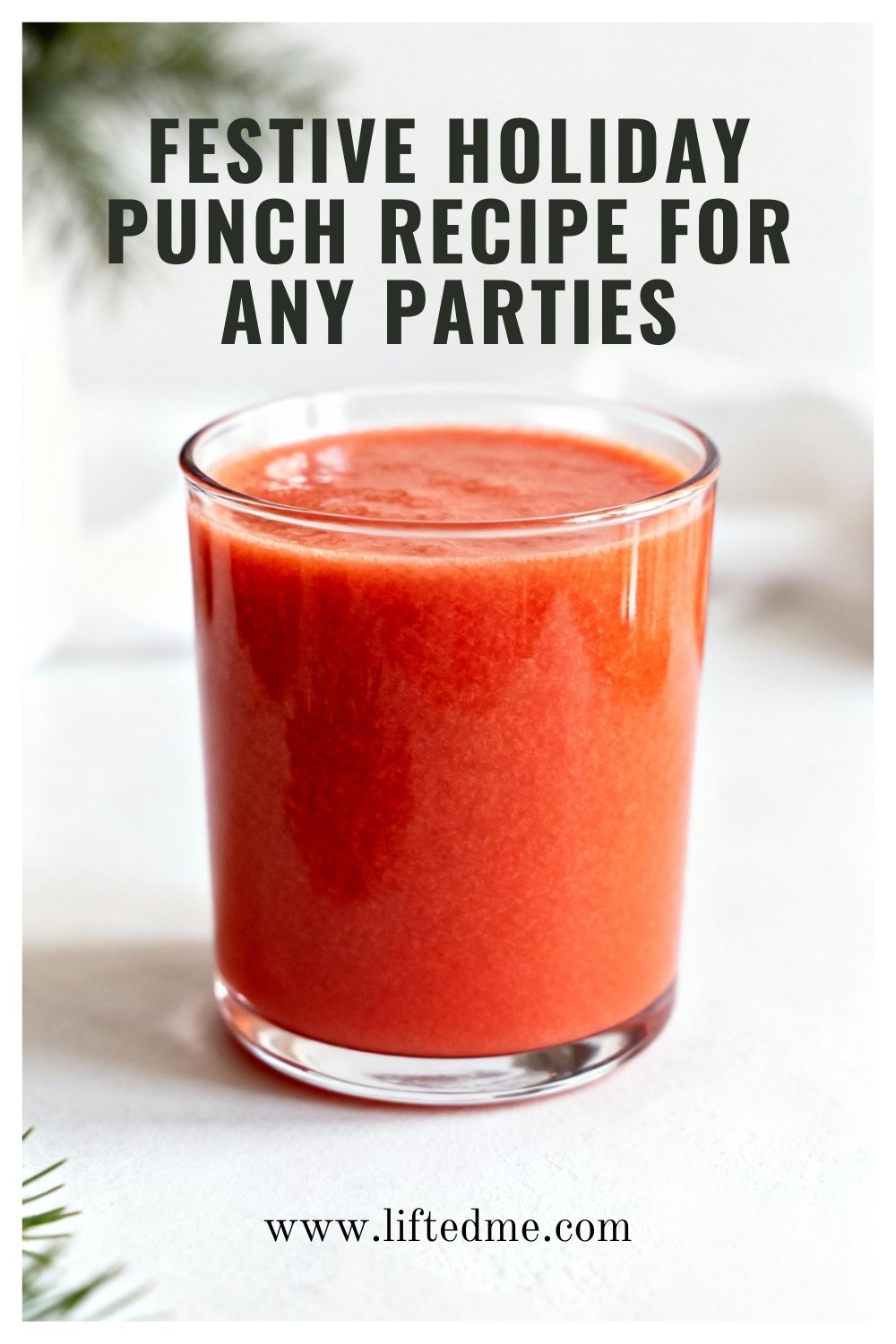 Festive Holiday Punch Recipe